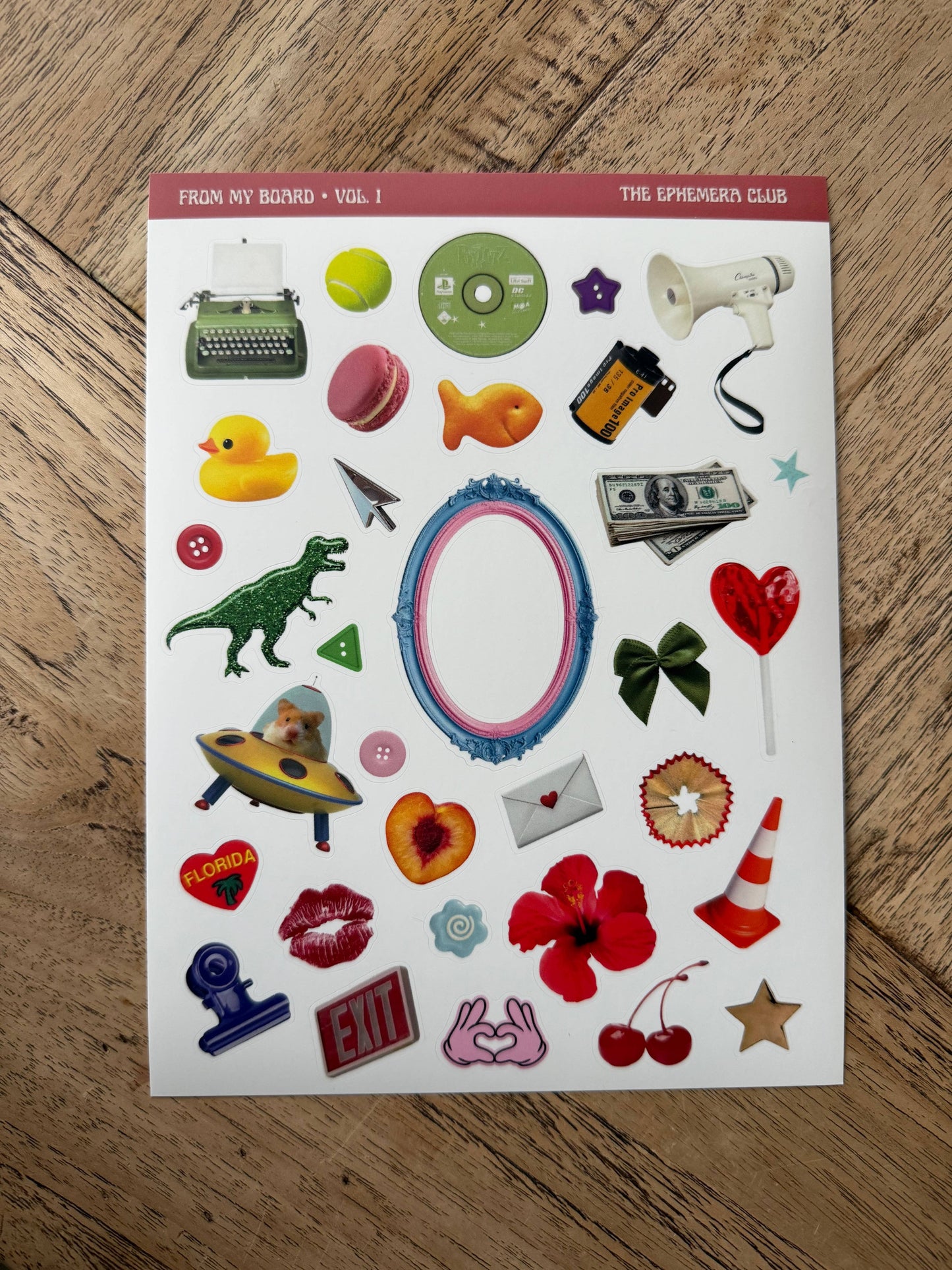 Trinketcore Sticker Sheet | Cute Journaling Ephemera