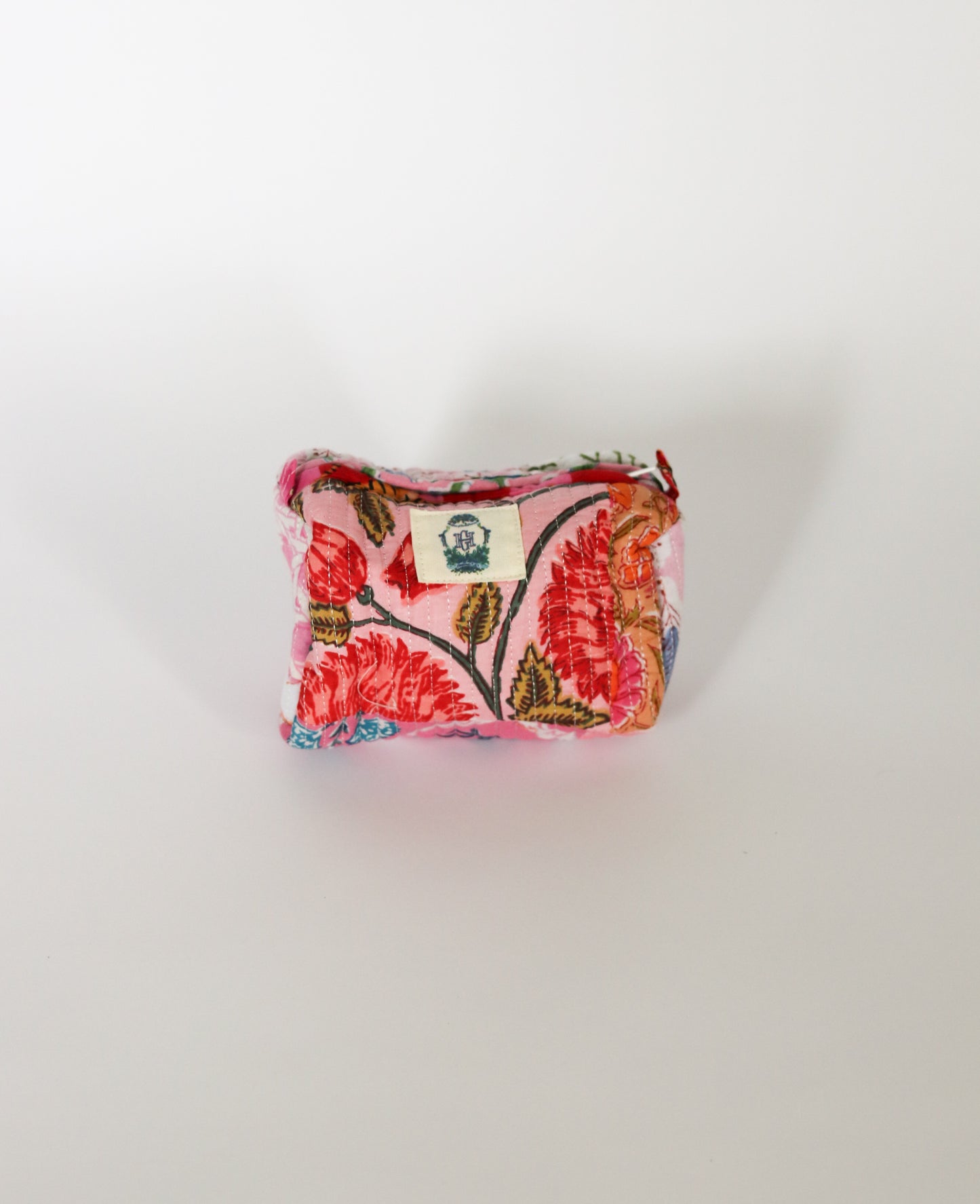 Pink City Patchwork | Quilted Cosmetic Bags-set of 3