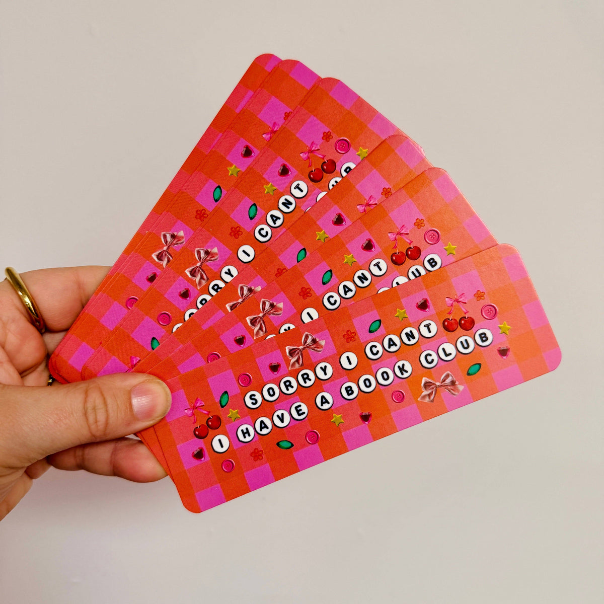 Bookmark Sorry I Can't I Have A Book Club