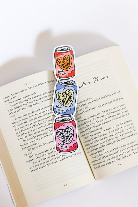 Book Club Soda Stack Bookmark