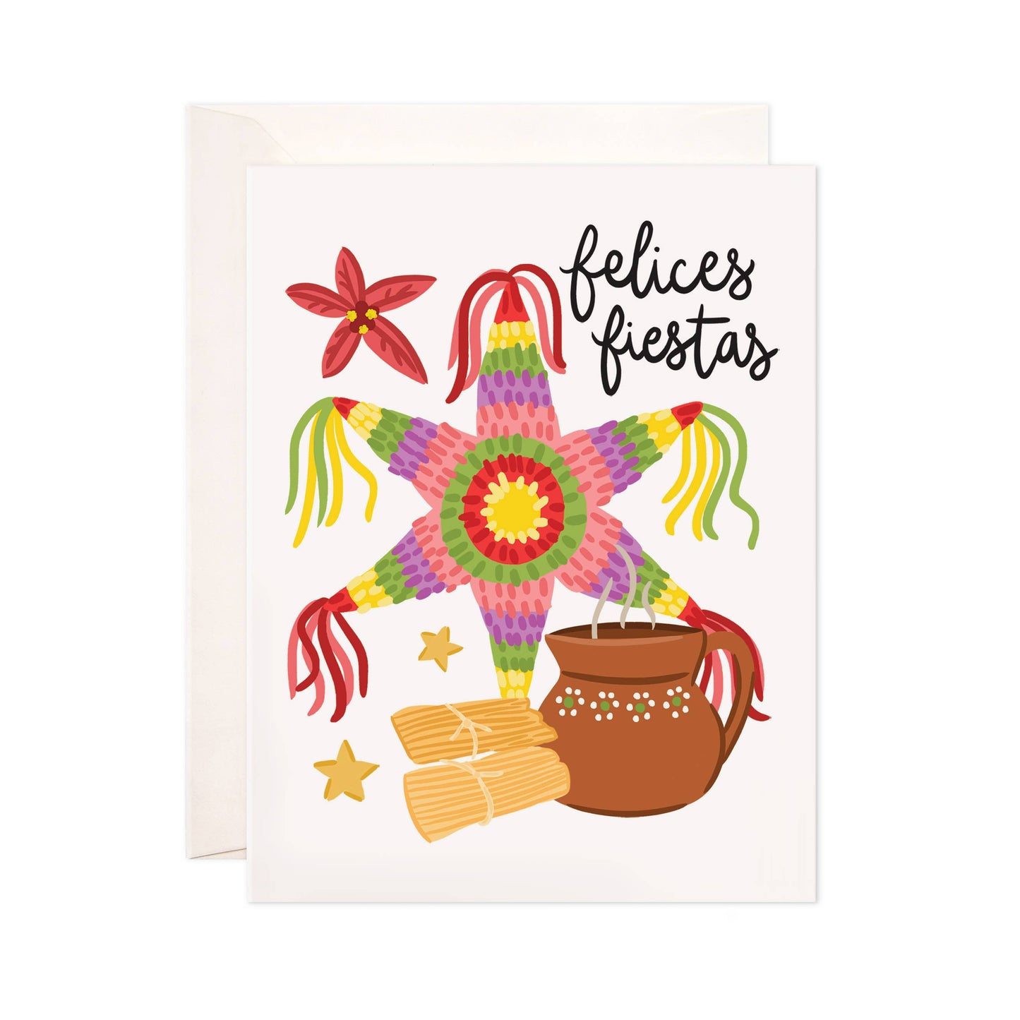 Felices Fiestas Greeting Card - Spanish Christmas Card