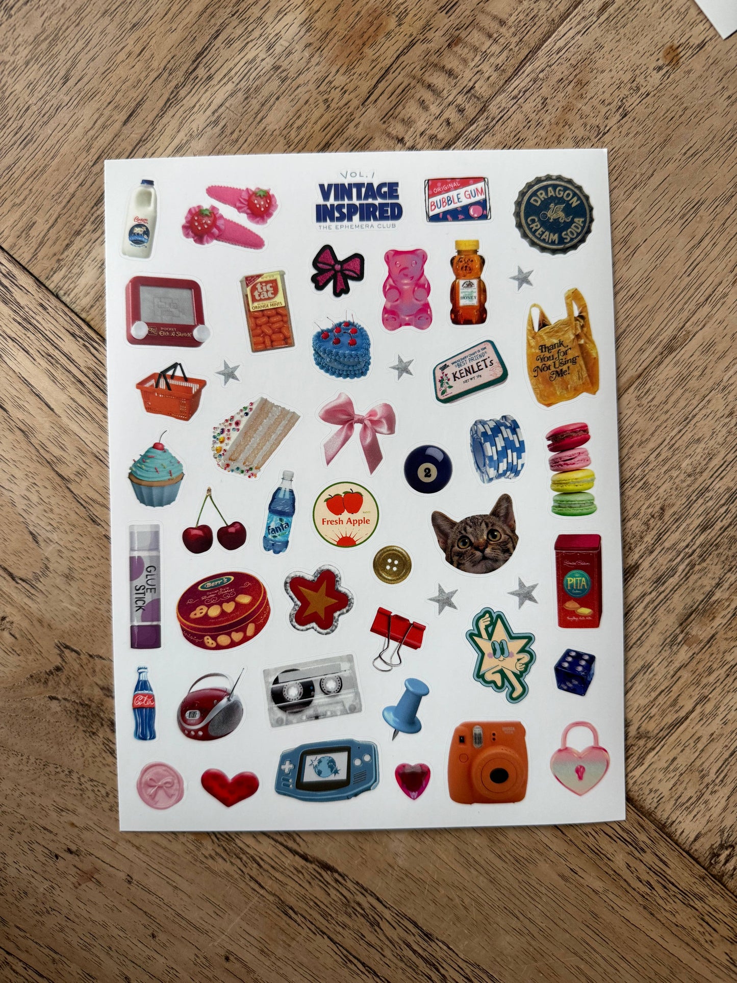 Vintage Aesthetic Journaling & Crafts Stickers - Vol. 2
