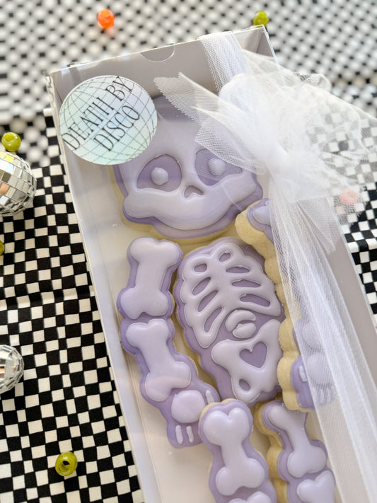 Purple Skelly Cookie Set