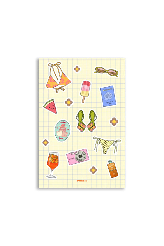 Summer IT Girl Sticker Sheet