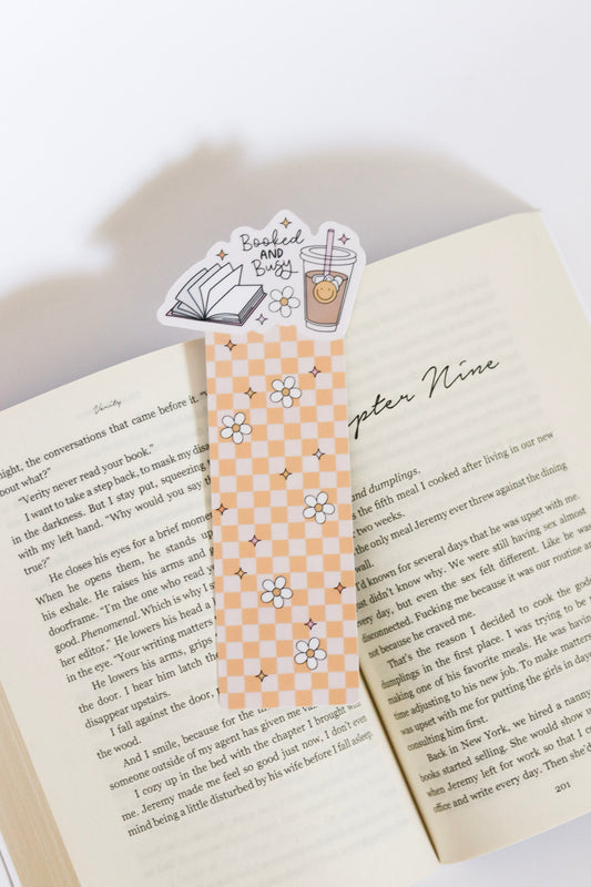 Booked and Busy Bookmark