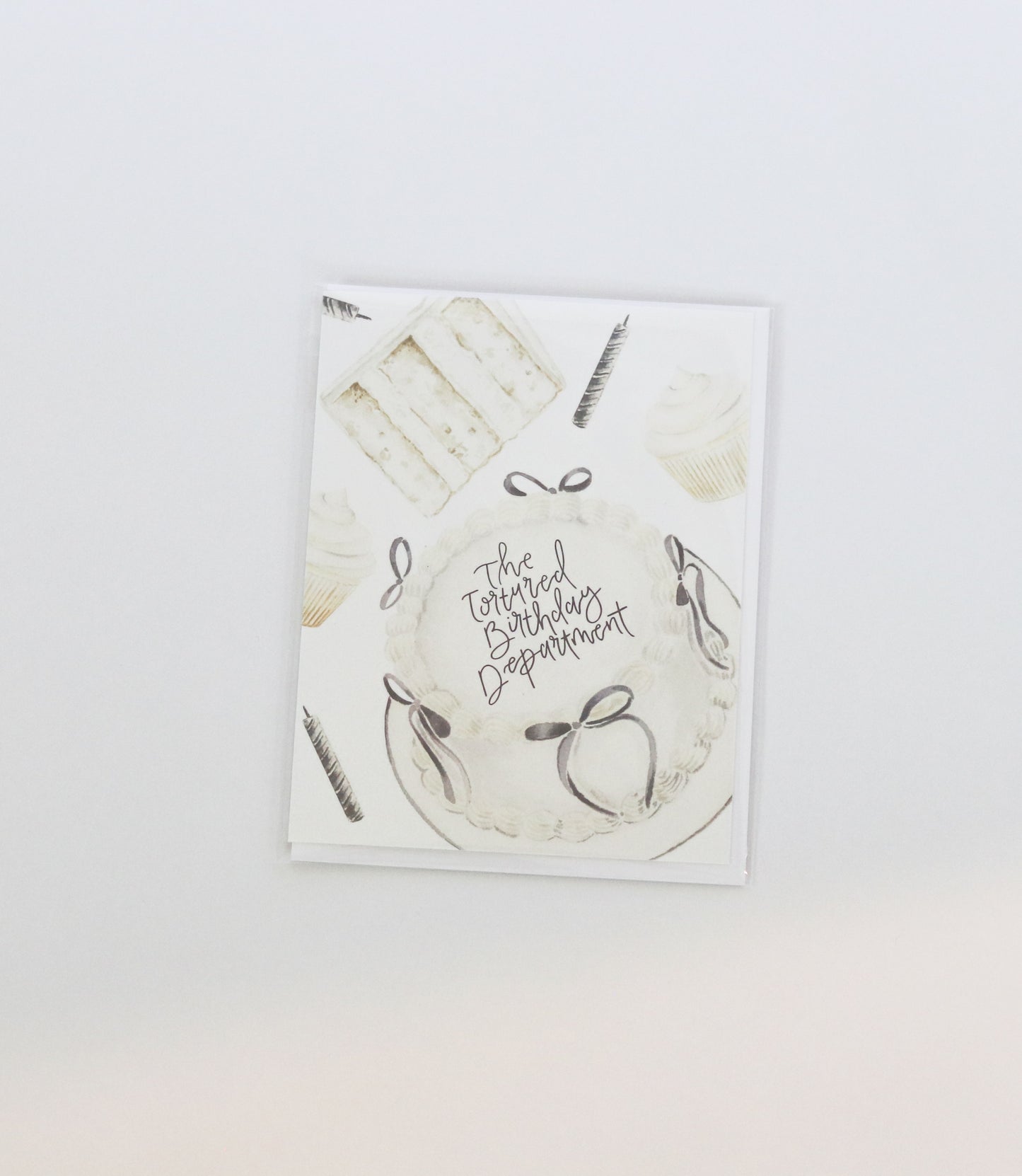 The tortured birthday department card