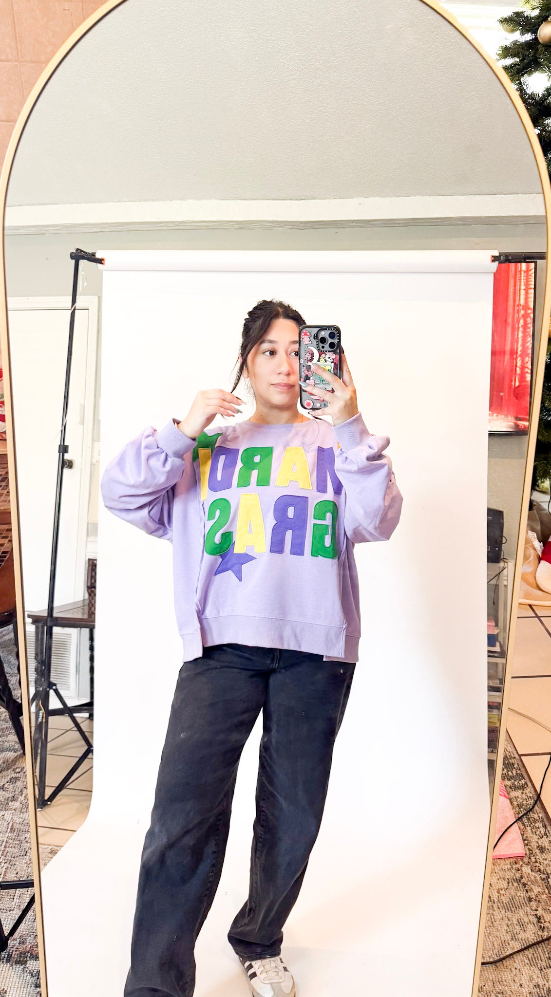 Mardi Gras Star Pullover
