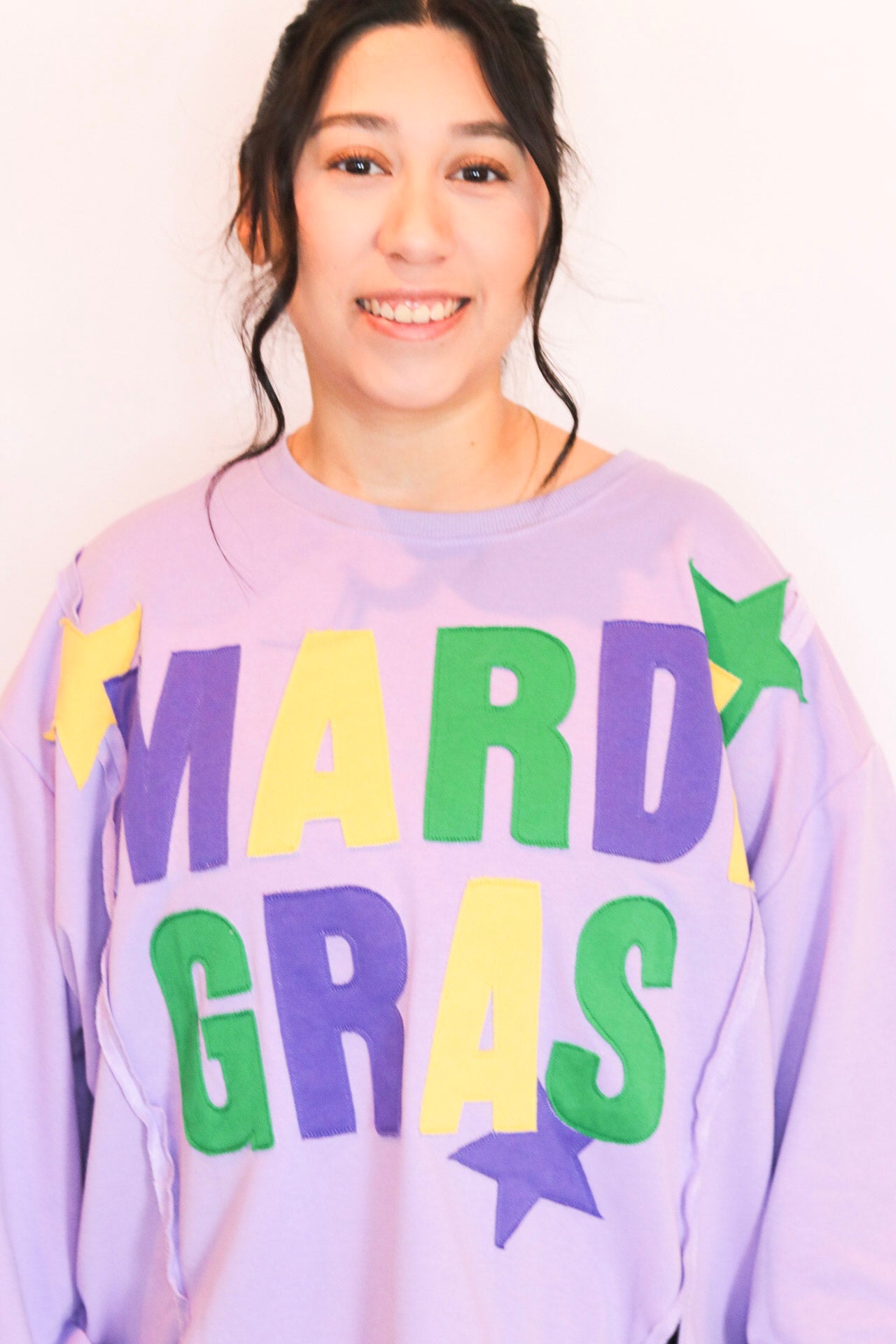 Mardi Gras Star Pullover