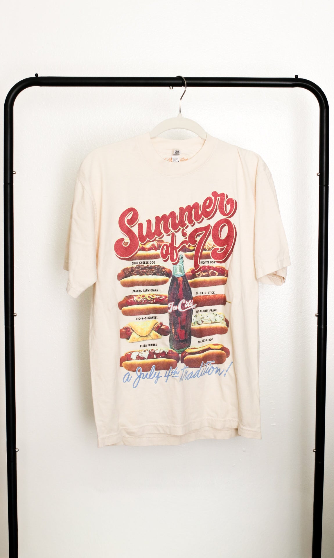 Summer of '79,  Hot Dogs Boxy Cotton T-Shirt
