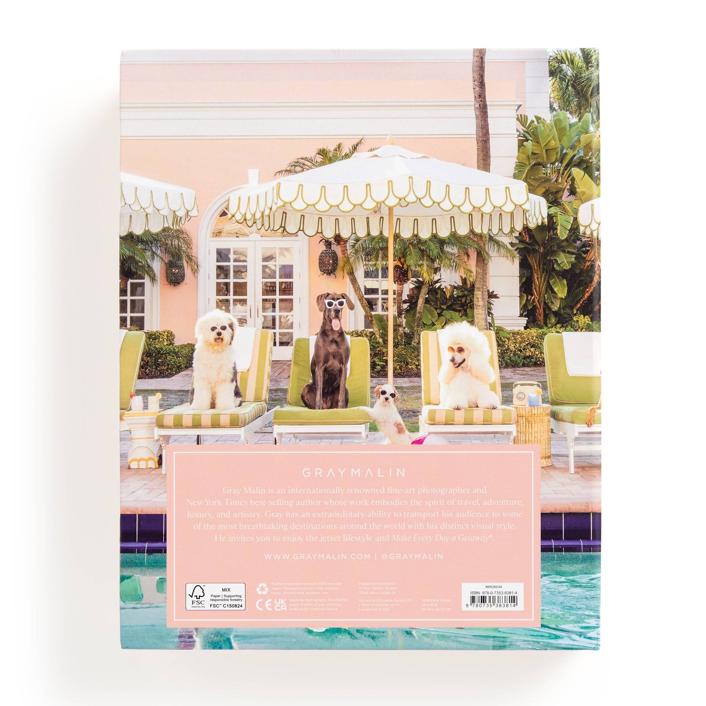 Gray Malin Palm Beach 1000 Piece Book Box Puzzle