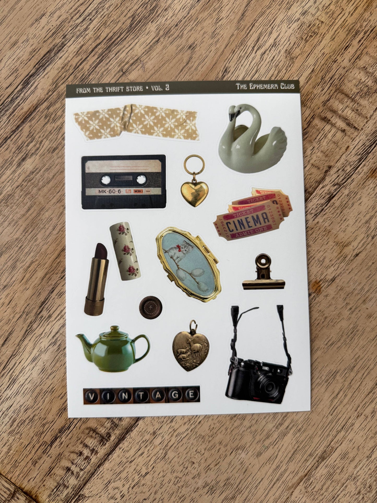 From The Thrift Store Sticker Sheet