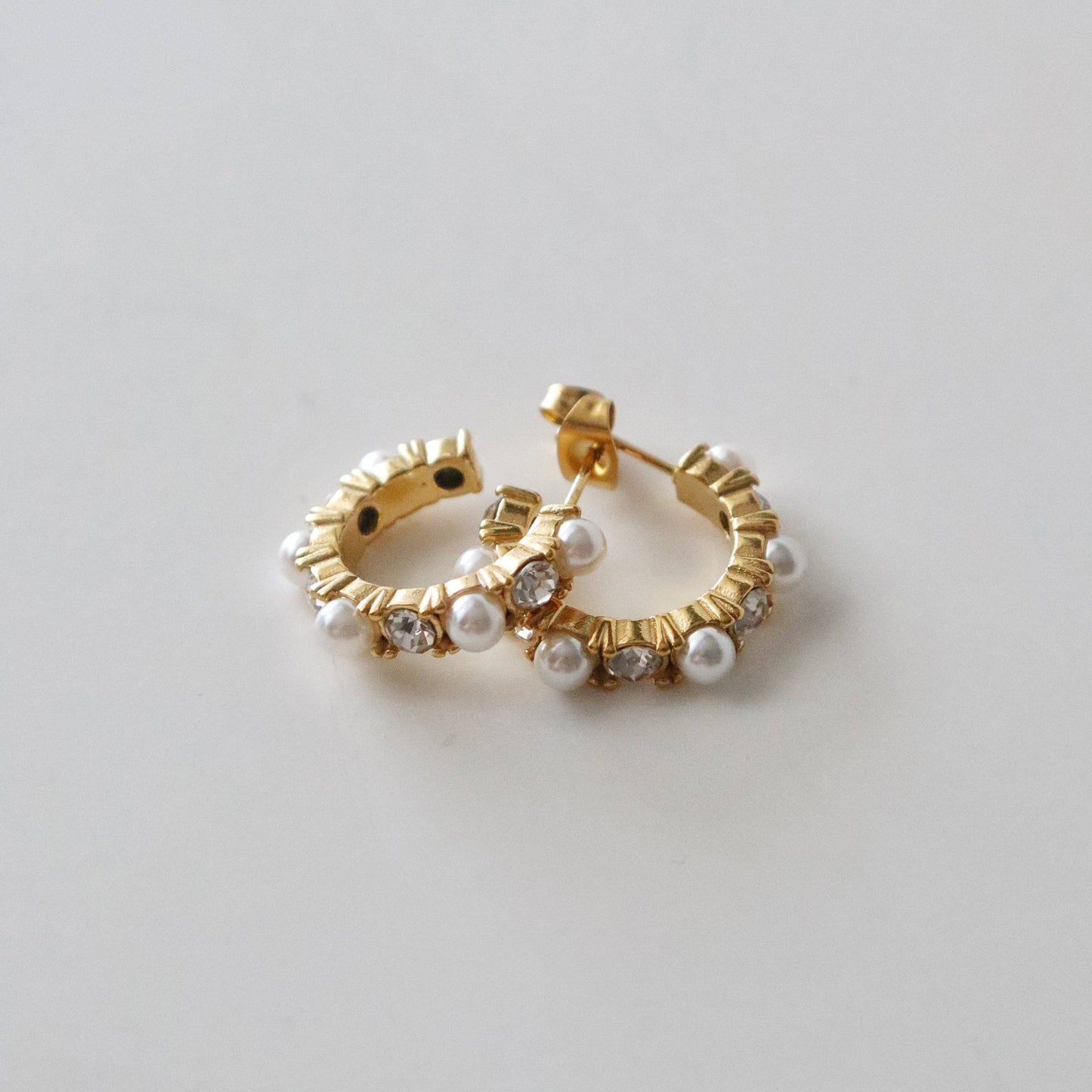 Lani Pearl and CZ Hoops | Lightweight Hoops