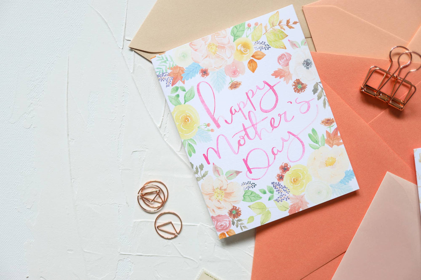 Happy Mother's Day Floral Greeting Card